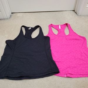 Lucy Racerback Leopard Pattern Tanks